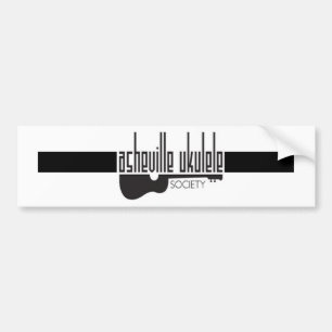 Autocollant De Voiture Asheville Ukulele Society