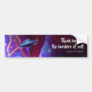 Autocollant De Voiture Asket de Temmer "Au-delà" Bumper Sticker