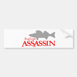 AUTOCOLLANT DE VOITURE ASSASSIN DE BROCHETS VAIRONS