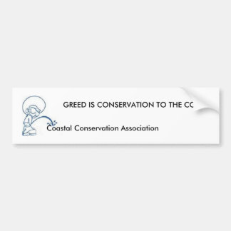 Autocollant De Voiture Association ANTI- côtière de conservation…