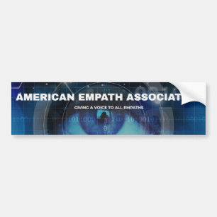 Autocollant De Voiture Association d'Empath d'Américain -- Recevez le