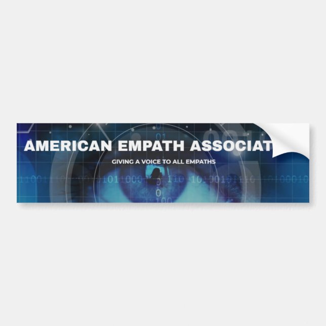 Autocollant De Voiture Association d'Empath d'Américain -- Recevez le (Devant)