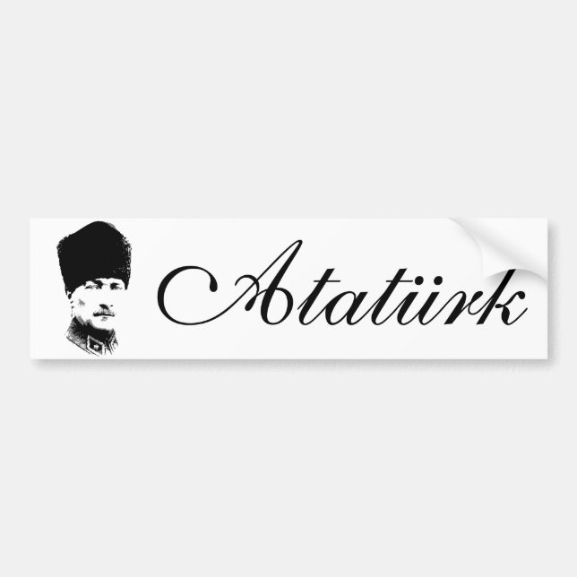 Autocollant De Voiture Ataturk (Devant)