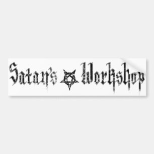 Autocollant De Voiture Atelier de Satan