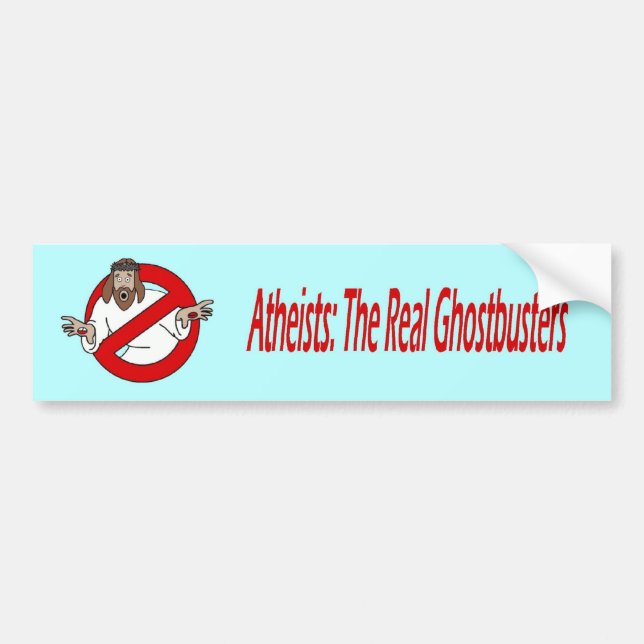 Autocollant De Voiture Athées (Devant)