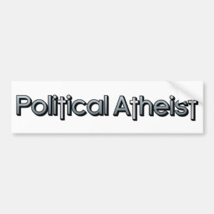 Autocollant De Voiture Athéiste politique