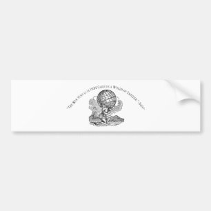 Autocollant De Voiture Atlas gesticulé/citation de dette
