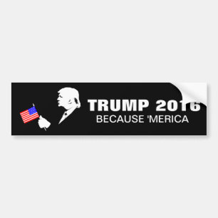Autocollant De Voiture Atout 2016 puisque Merica