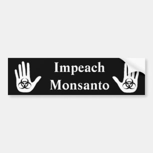 Autocollant De Voiture Attaquez Monsanto