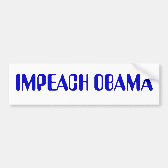AUTOCOLLANT DE VOITURE ATTAQUEZ OBAMA (Devant)