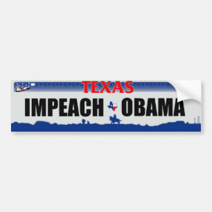 Autocollant De Voiture Attaquez Obama - Texas