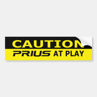 Autocollant De Voiture Attention : Prius au jeu