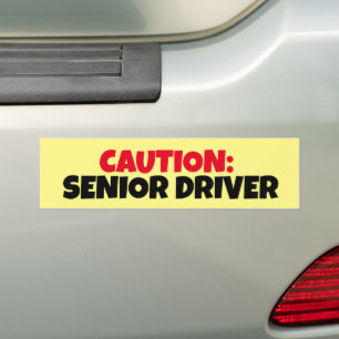 AUTOCOLLANT DE VOITURE ATTENTION : STICKER DE CONDUCTEUR PRINCIPAL