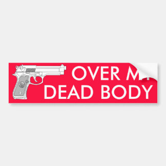 AUTOCOLLANT DE VOITURE AU-DESSUS DE MON CADAVRE