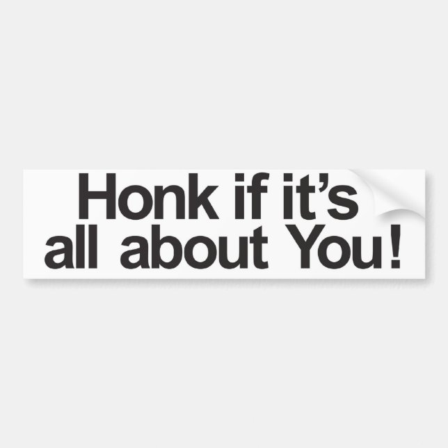Autocollant De Voiture Au sujet de vous (Devant)