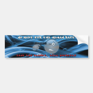 Autocollant De Voiture Aucun adhésif pour pare-chocs bleu fumeux d'espoir
