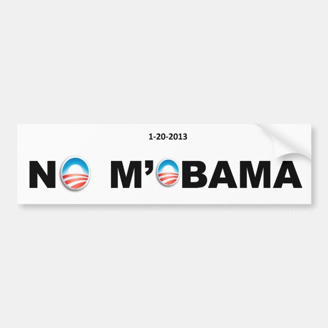 Autocollant De Voiture AUCUN adhésif pour pare-chocs de MOBAMA (Devant)