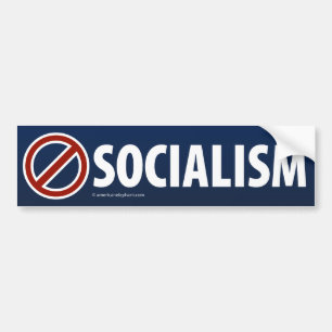Autocollant De Voiture AUCUN adhésif pour pare-chocs de SOCIALISME