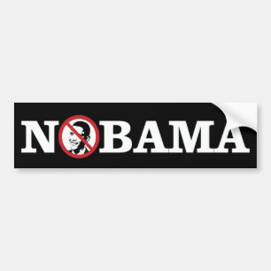 Autocollant De Voiture Aucun Obama