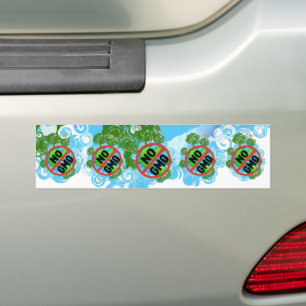 AUTOCOLLANT DE VOITURE AUCUN OGM