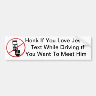 Autocollant De Voiture Aucun service de mini-messages tout en conduisant