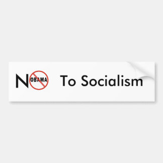 Autocollant De Voiture Aucun socialisme