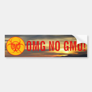 Autocollant De Voiture Aucun Sticker pare-chocs OGM Personnalisé NO Stick