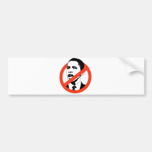 Autocollant De Voiture Aucun T-shirts d'Obama/Anti-Obama