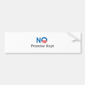 Autocollant De Voiture Aucune promesse gardée