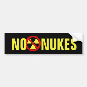 Autocollant De Voiture Aucunes armes nucléaires
