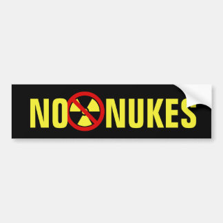 Autocollant De Voiture Aucunes armes nucléaires