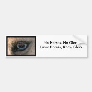 Autocollant De Voiture Aucuns chevaux, aucune gloire - adhésif pour