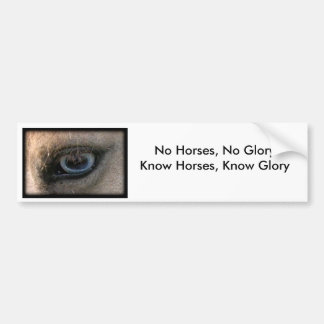 Autocollant De Voiture Aucuns chevaux, aucune gloire - adhésif pour