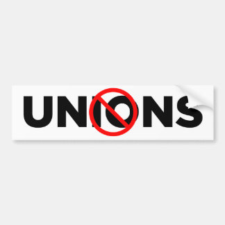 Autocollant De Voiture Aucuns syndicats