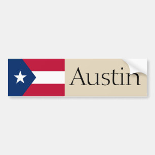 Autocollant De Voiture Austin, le Texas a proposé l'adhésif pour