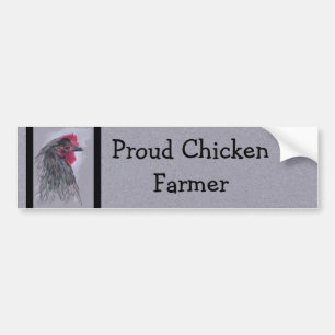 Autocollant De Voiture Australorp noir Hen