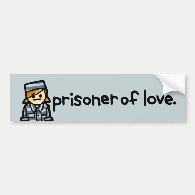 Autocollant De Voiture autobus bumpersticker. de prison (Devant)