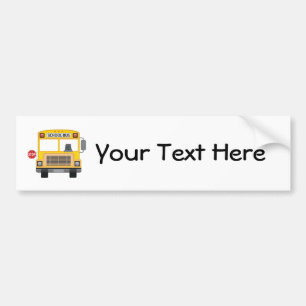 Autocollant De Voiture Autobus scolaire personnalisable