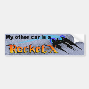 Autocollant De Voiture Autre voiture Rocket-X (bleu)