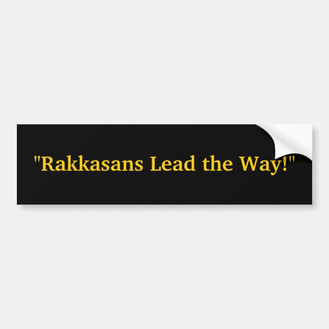 Autocollant De Voiture "Avance de Rakkasans la manière ! " (Devant)
