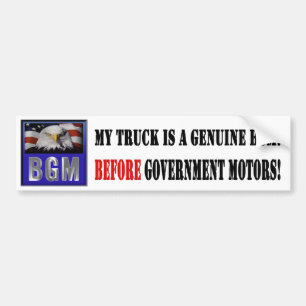 Autocollant De Voiture Avant des moteurs de gouvernement - camion