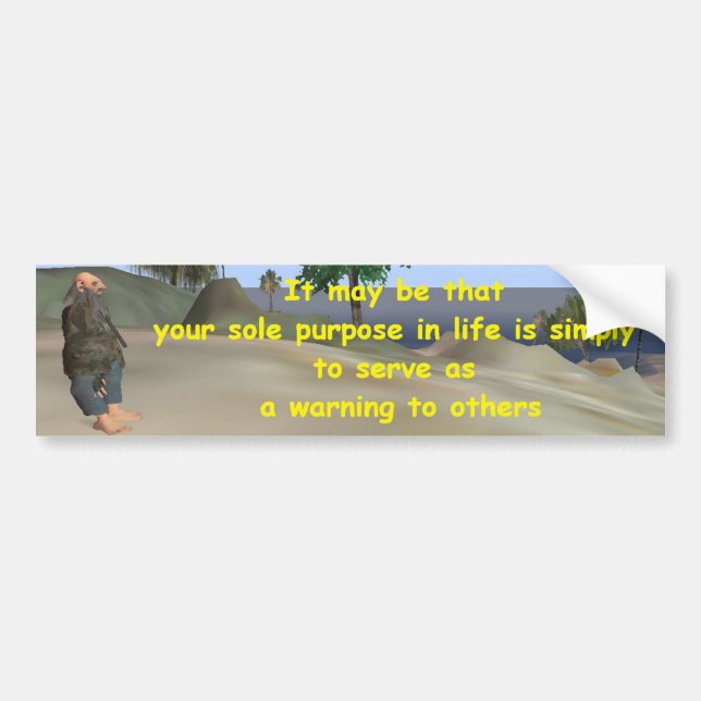 Autocollant De Voiture avertissement (Devant)