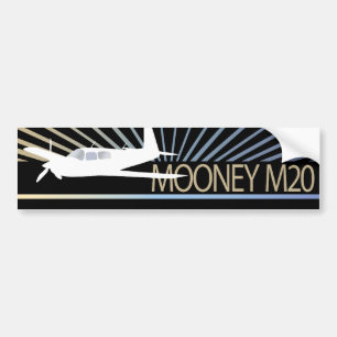 Autocollant De Voiture Aviation de Mooney M20
