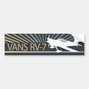 Autocollant De Voiture Avion des fourgons RV-7