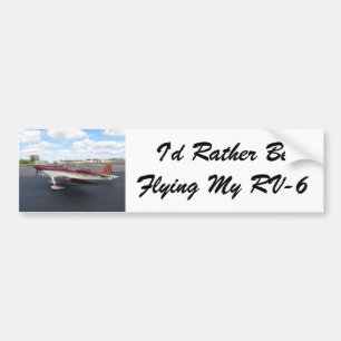 Autocollant De Voiture Avion RV-6