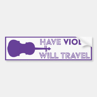Autocollant De Voiture Avoir Viola va voyager Sticker pare-chocs