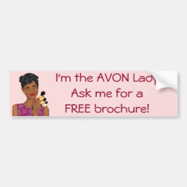 Autocollant De Voiture Avon Lady, Beauty Model, afro-américain