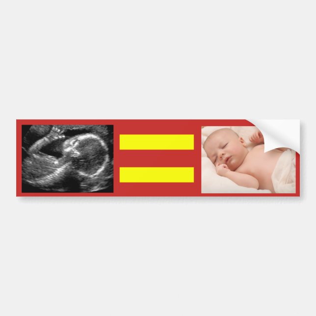 Autocollant De Voiture Avortement d'égalité (Devant)