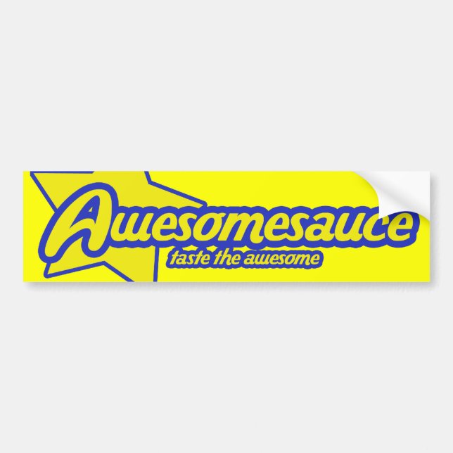 Autocollant De Voiture Awesomesauce (Devant)