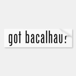 Autocollant De Voiture bacalhau obtenu ?